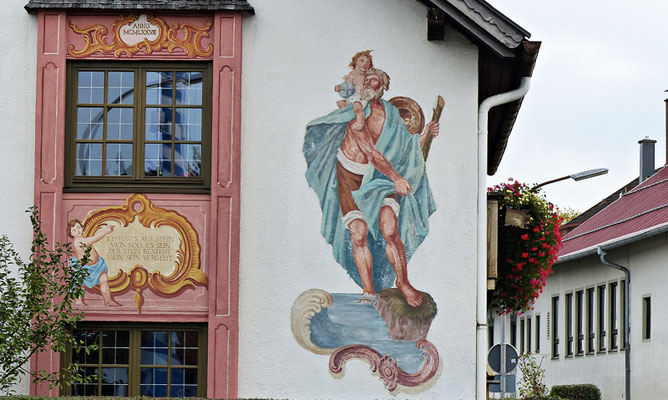 Lüftelmalerei im Allgäu