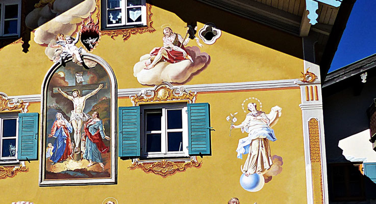 Lüftlmalereien aus Mittenwald