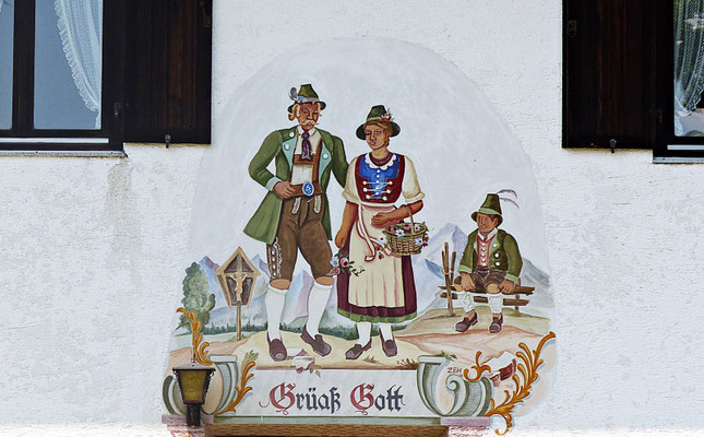 Lüftlmalerei aus Partenkirchen