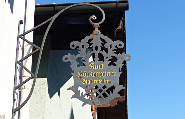 Nasenschild in Dießen am Ammersee