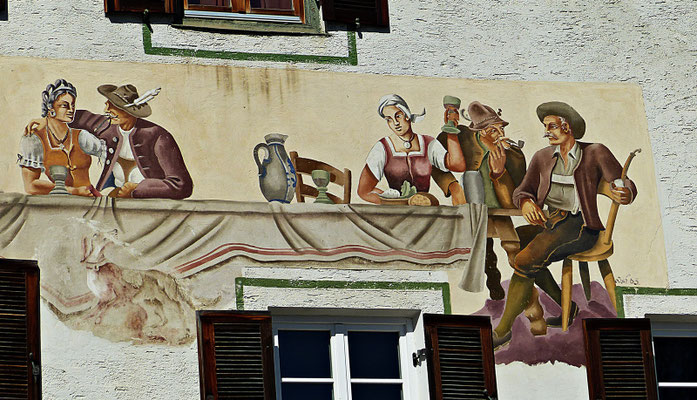 Lüftlmalerei aus Bayern