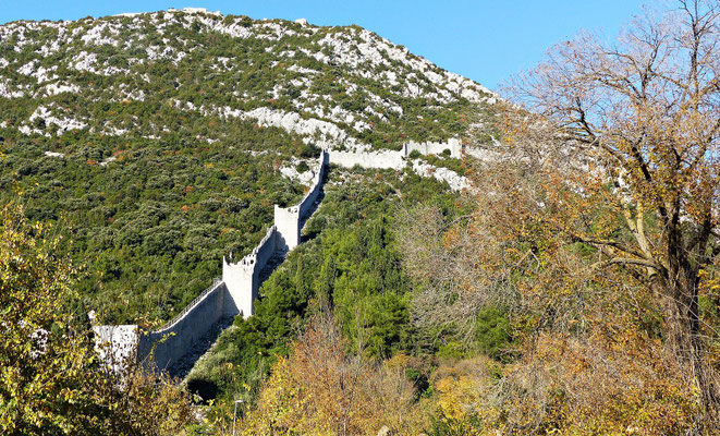 Die Mauer von Veliki Ston