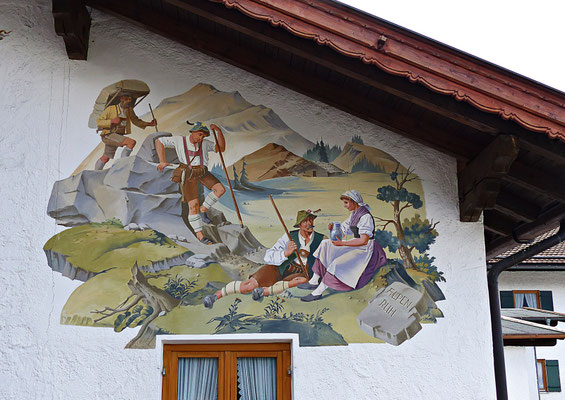 Lüftlmalereien von der Familie Pfeffer