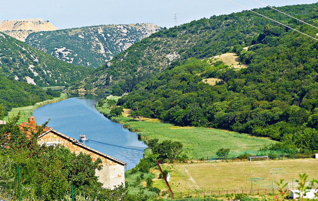 Die Zrmanja bei Obrovac