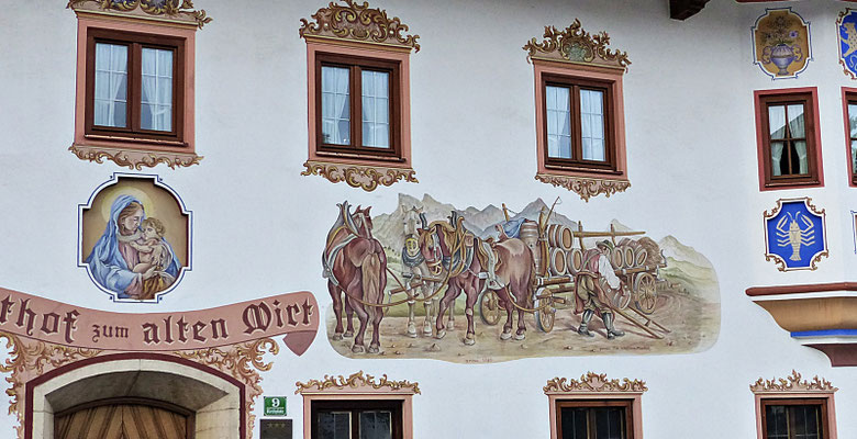Lüftelmalerei in Bernau