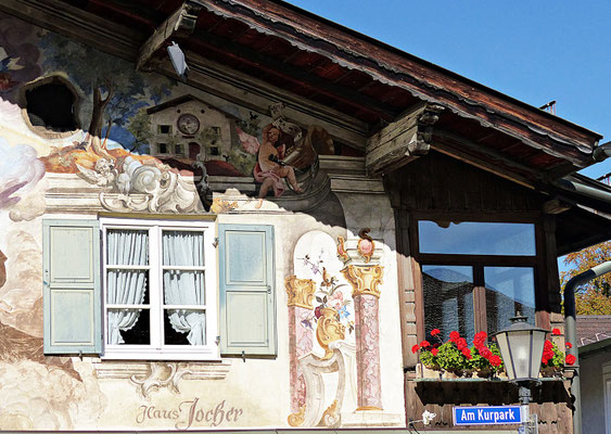 Lüftlmalereien aus Garmisch