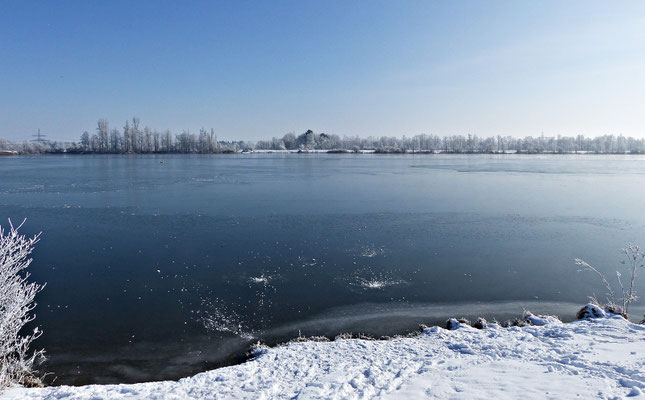 Beim Lech im Winter