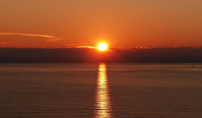 Sonnenuntergang im winterlichen Dalmatien