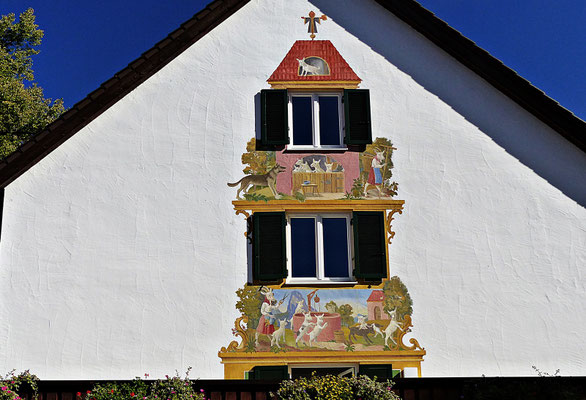 Lüftlmalerei in Oberammergau