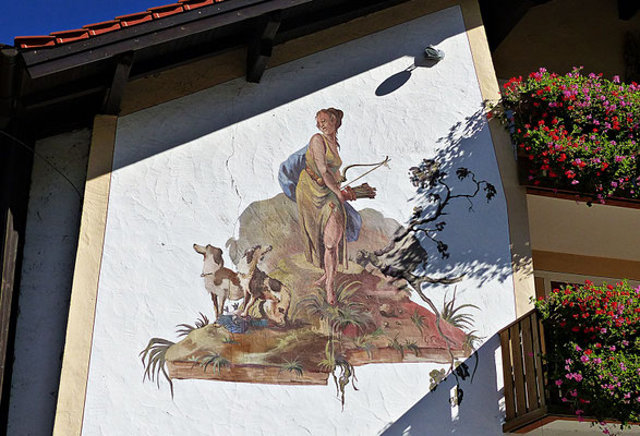 Lüftlmalerei in Oberammergau