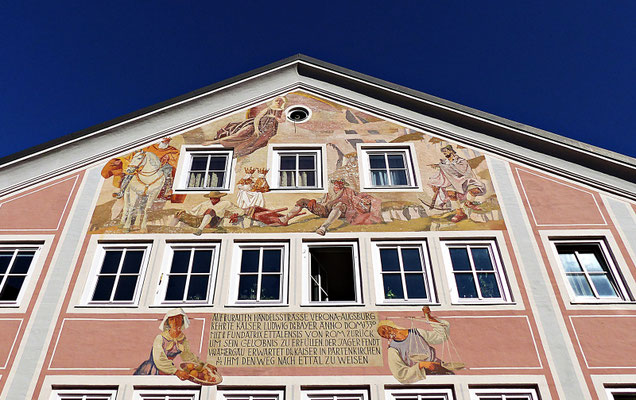 Lüftlmalerei aus Partenkirchen