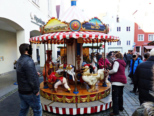 Beim Weihnachtsmarkt