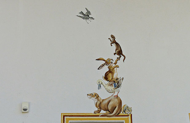 Lüftlmalerei in Oberammergau