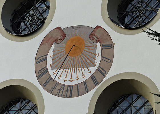 Sonnenuhr beim Chiemsee