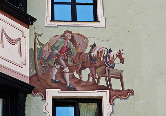 Lüftlmalerei aus Partenkirchen