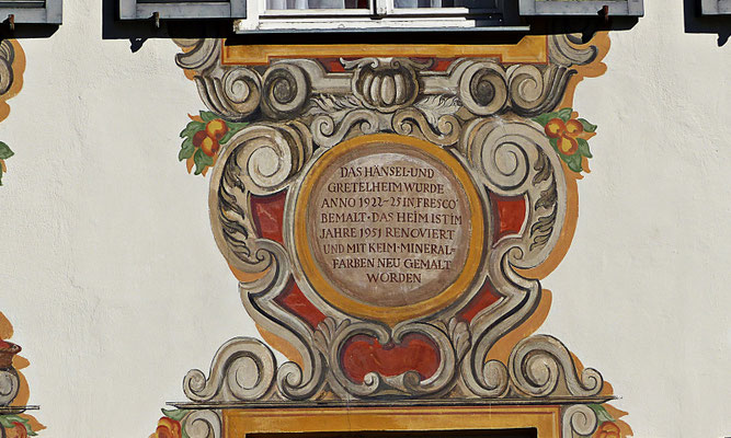 Lüftlmalerei in Oberammergau