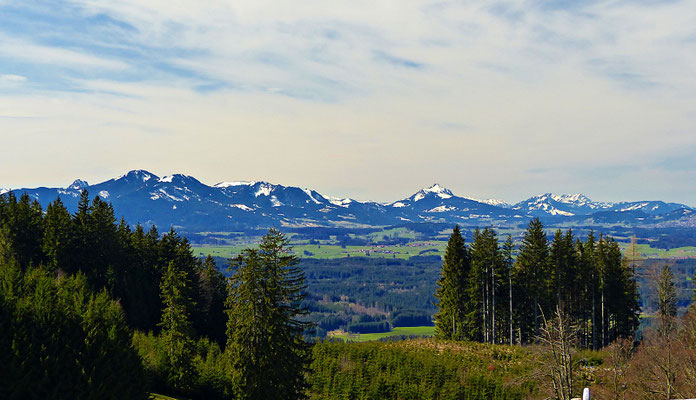 Blick auf die Alpen