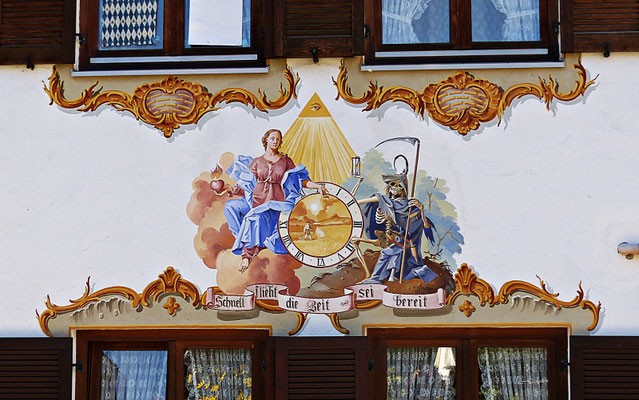 Lüftlmalereien von der Familie Pfeffer