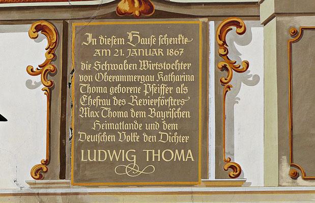 Lüftlmalerei in Oberammergau