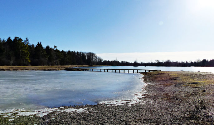 Der See im Winter