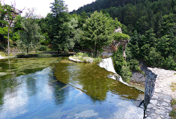 Der Wasserfall in Jaice