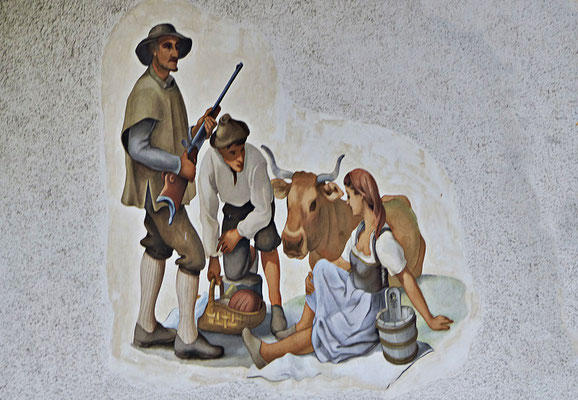 Lüftlmalereien aus Garmisch