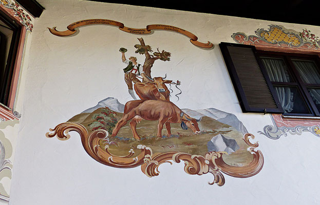 Lüftlmalerei aus Partenkirchen