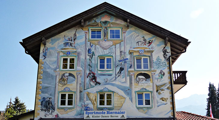 Lüftlmalerei aus Partenkirchen