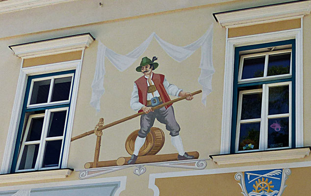Lüftlmalerei in Wolfratshausen