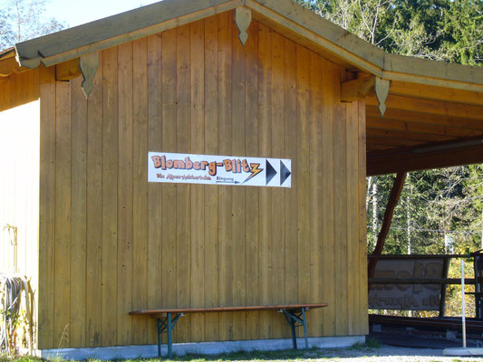 Bei der Blomberg Sommerrodelbahn