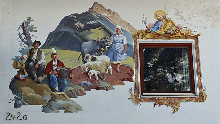 Lüftlmalereien von der Familie Pfeffer