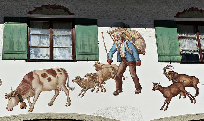 Lüftelmalerei in Bayern
