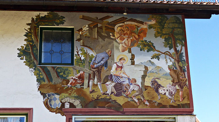 Lüftlmalereien von der Familie Pfeffer