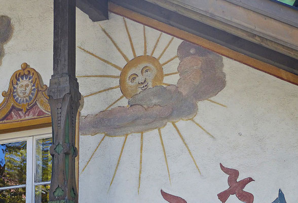 Lüftlmalerei in Oberammergau