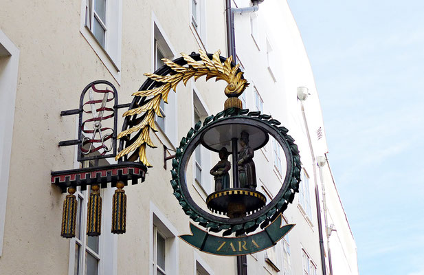 Nasenschild in Salzburg