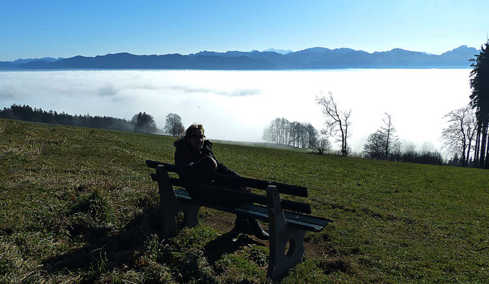 Inversionswetterlage beim Auerberg