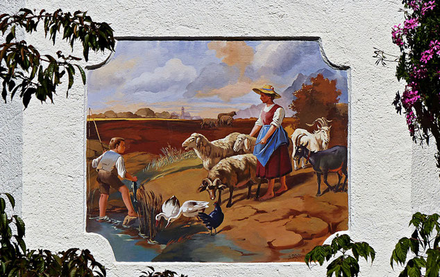 Lüftlmalereien von der Familie Pfeffer