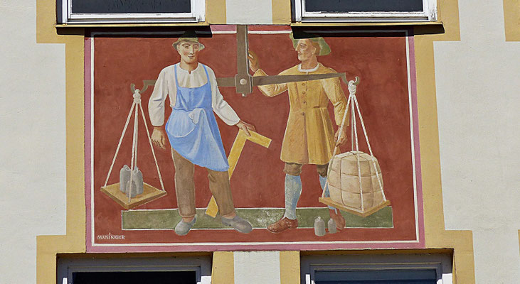Lüftlmalerei in Wolfratshausen