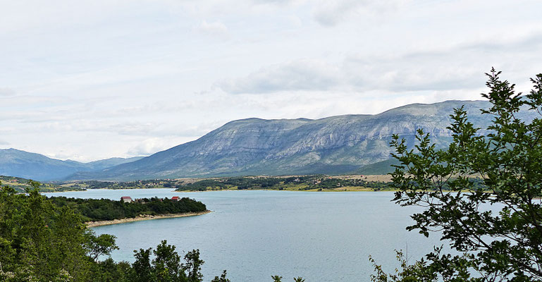 Der Peruća Stausee