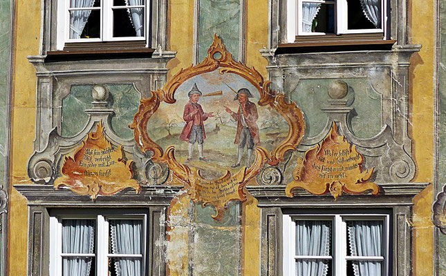 Lüftlmalereien aus Mittenwald
