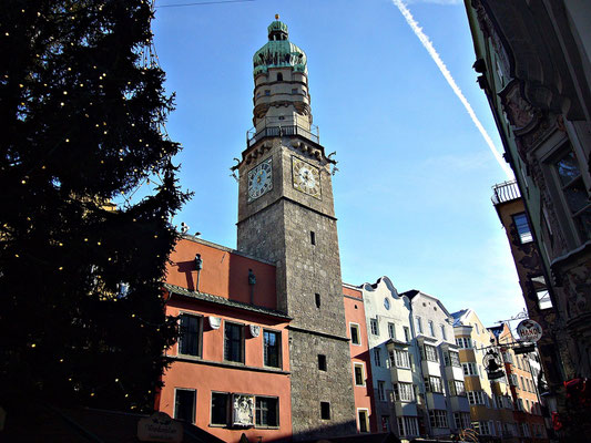 Der Stadtturm in Innsbruck
