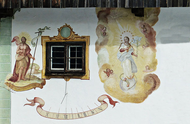 Sonnenuhr in Vorderriss