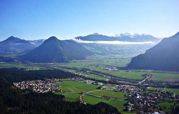 Blick von der Kanzelkehre ins Inntal