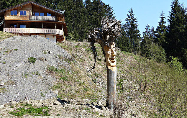 Holzschnitzkunst im Kühtai