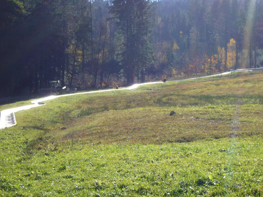 Bei der Blomberg Sommerrodelbahn