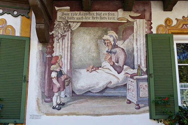 Lüftlmalerei in Oberammergau