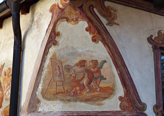 Lüftlmalerei in Oberammergau