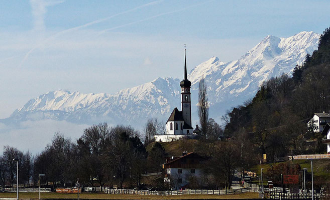 Die Pfarrkirche von Leiblfing