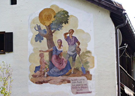 Lüftlmalereien aus Garmisch