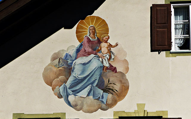 Lüftlmalerei aus Partenkirchen